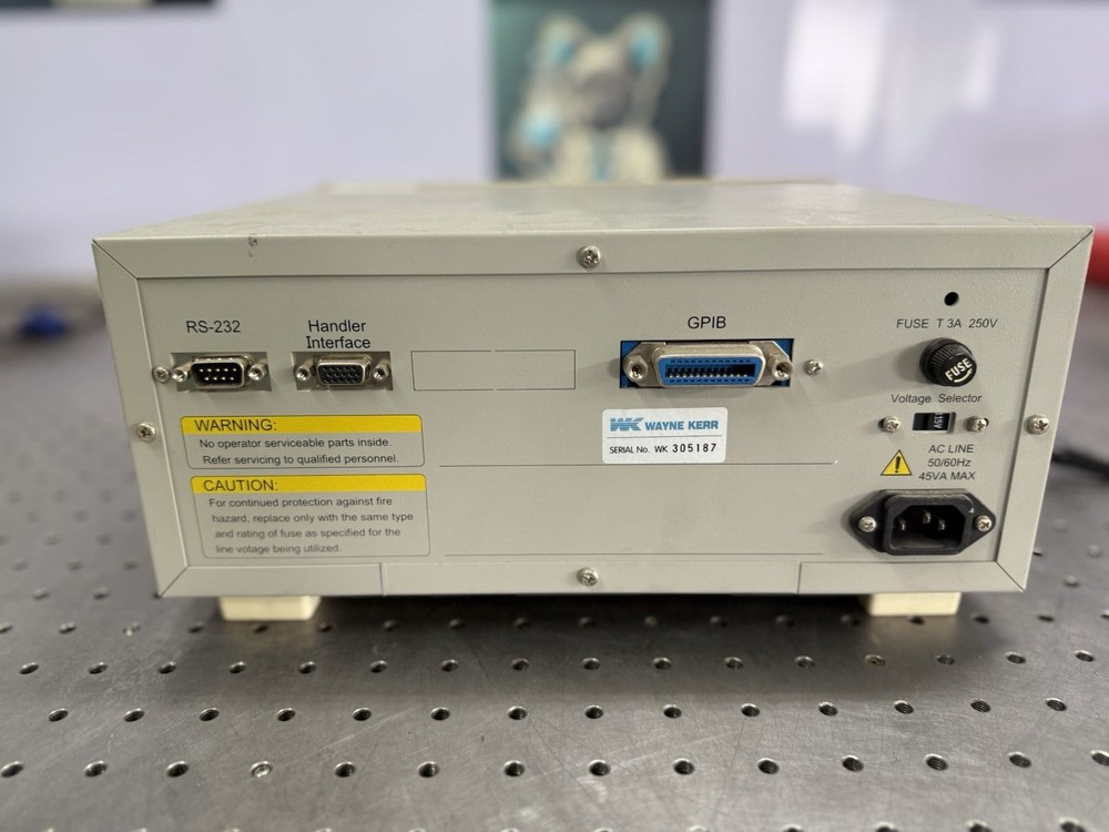 Wayne Kerr 4230 LCR Meter w/ Leads – Powers On, Calibrate Mode – Untested