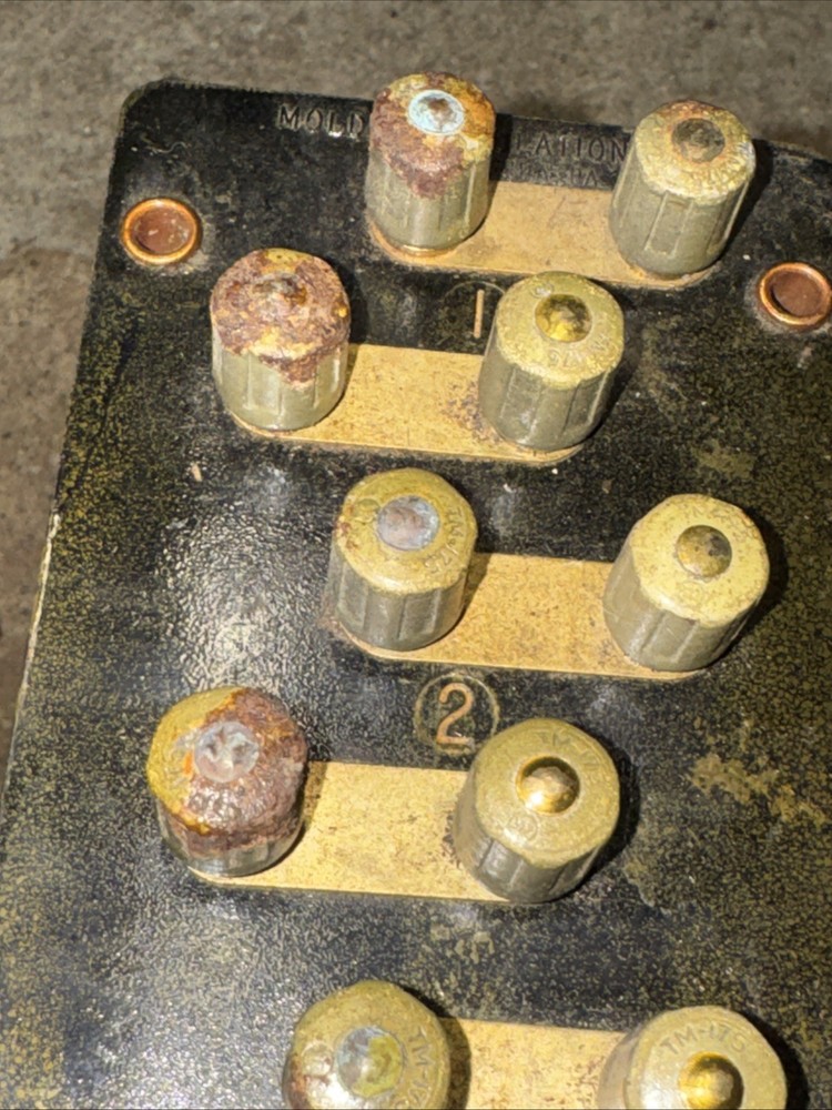 Vintage Military Electrical Board