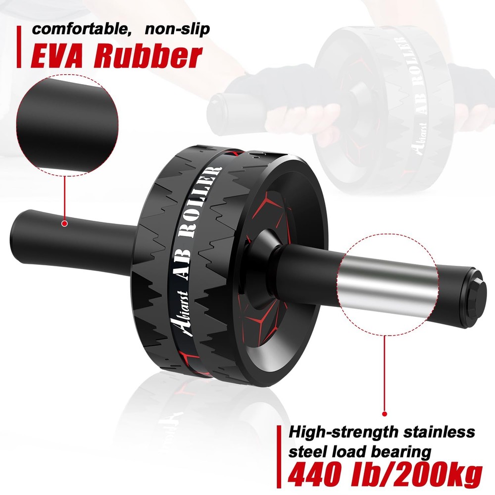 Ab Roller Wheel, Abs Workout Equipment for Abdominal & Core Strength