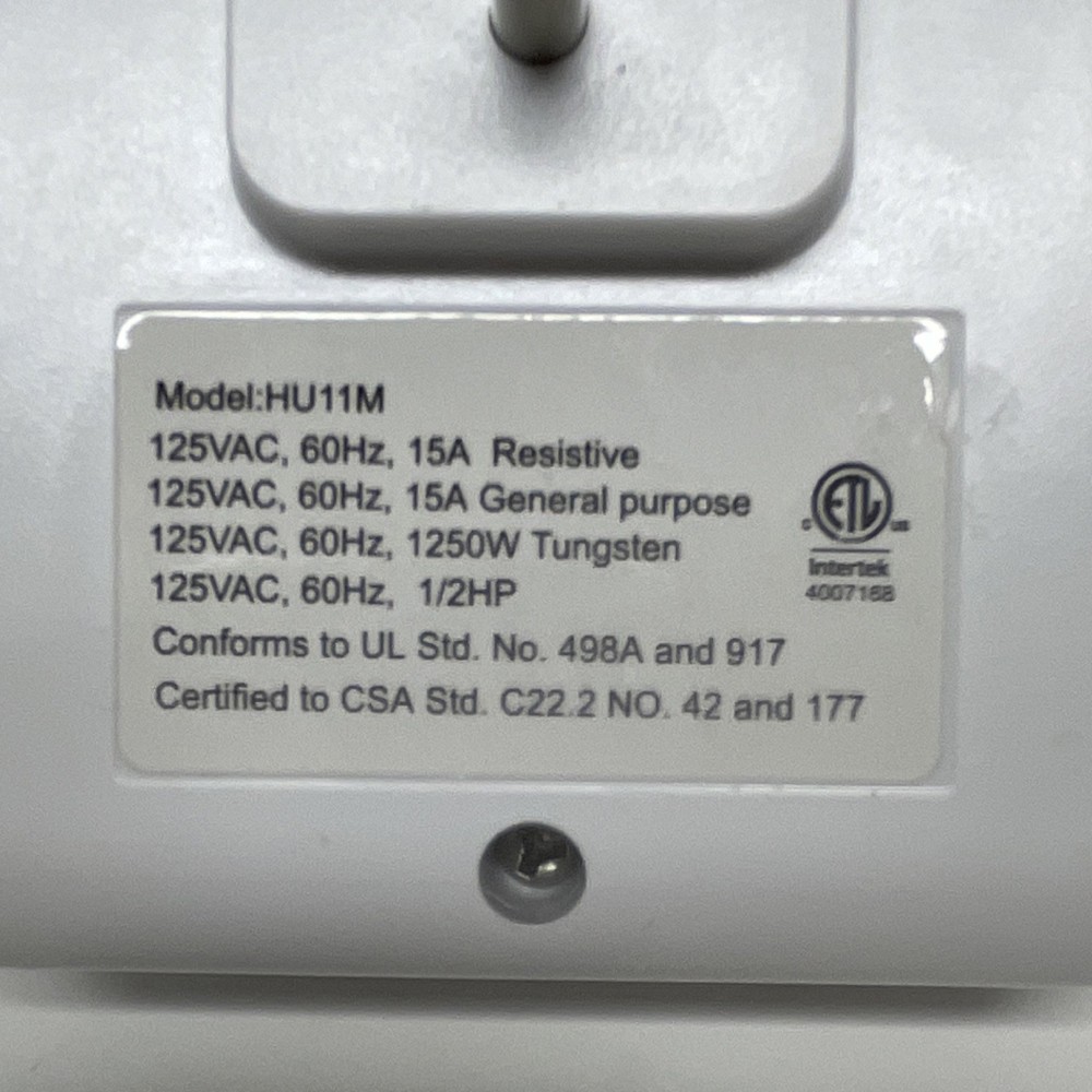 Electromechanical Countdown Timer Plug-In Module HU11M 125VAC 15A
