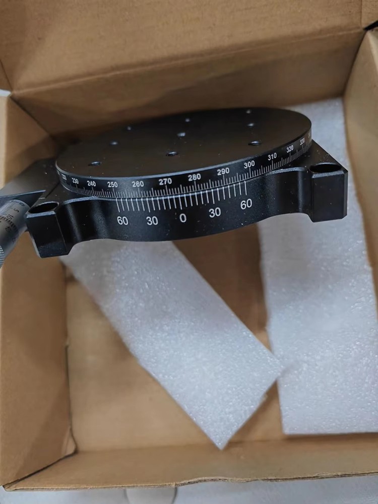 Manual R-Axis Rotary Stage Precision Micro-Adjustment Turntable Work Platform