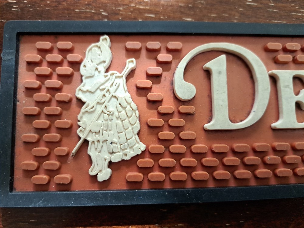 Vintage Dewar's White Label Bar Mat
