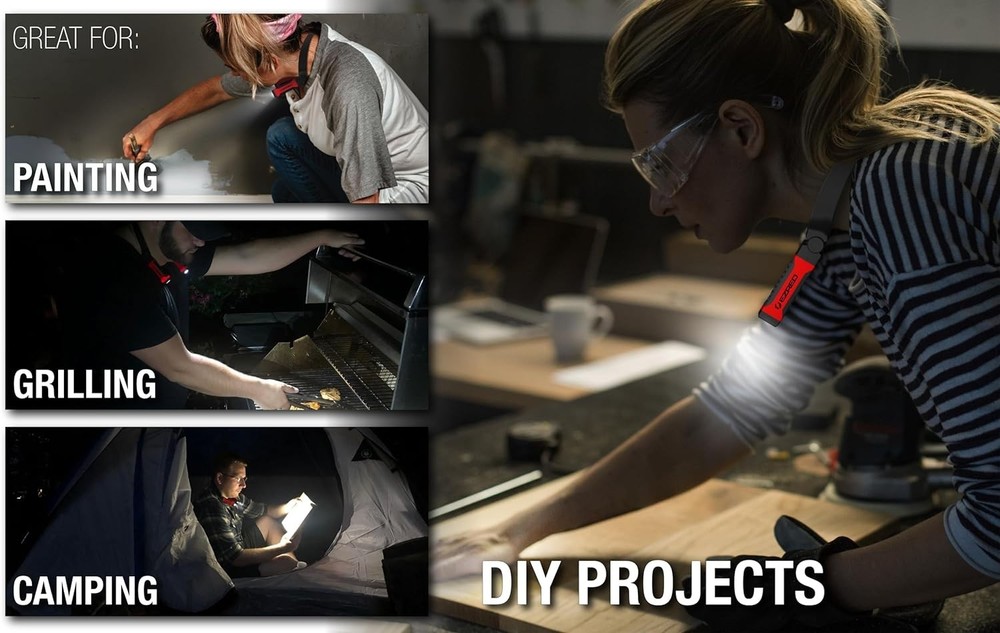 Adjustable Brightness Neck Light - Lightweight