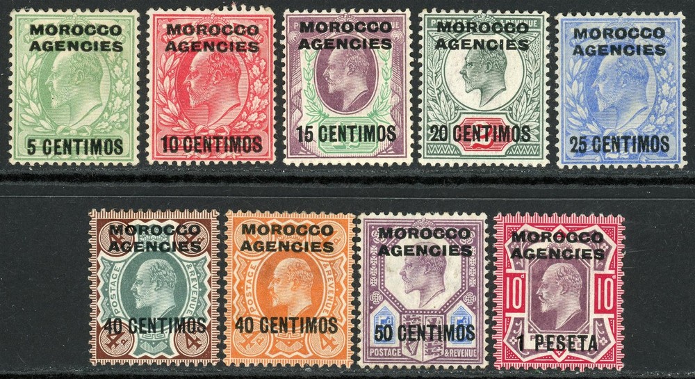 Morocco Agencies 1907-12 SG.112-123 M/M