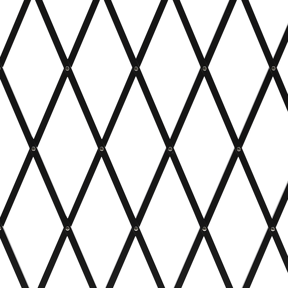 Expandable Folding Security Gate - Wall Mounted, 48" x 71" for Versatile Use