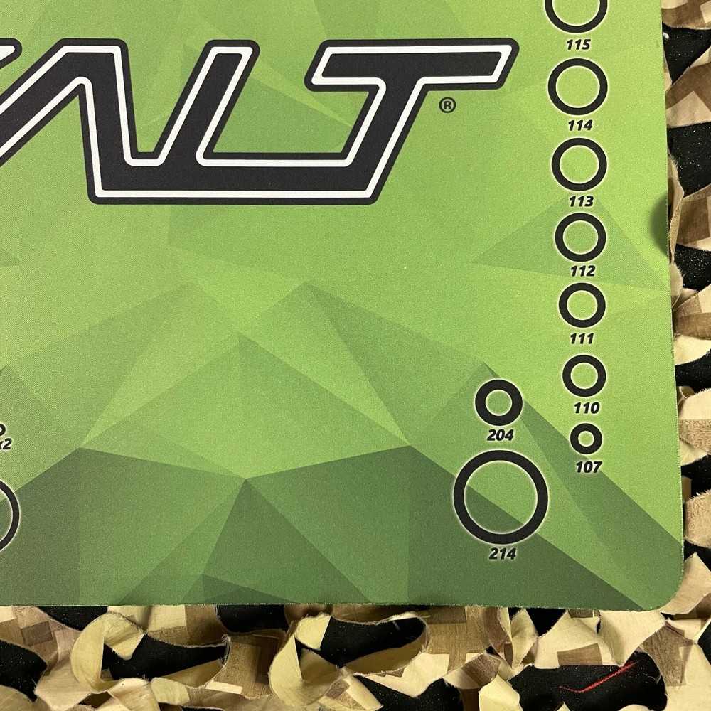 NEW Exalt V2 Paintball Tech Mat - Small - Lime