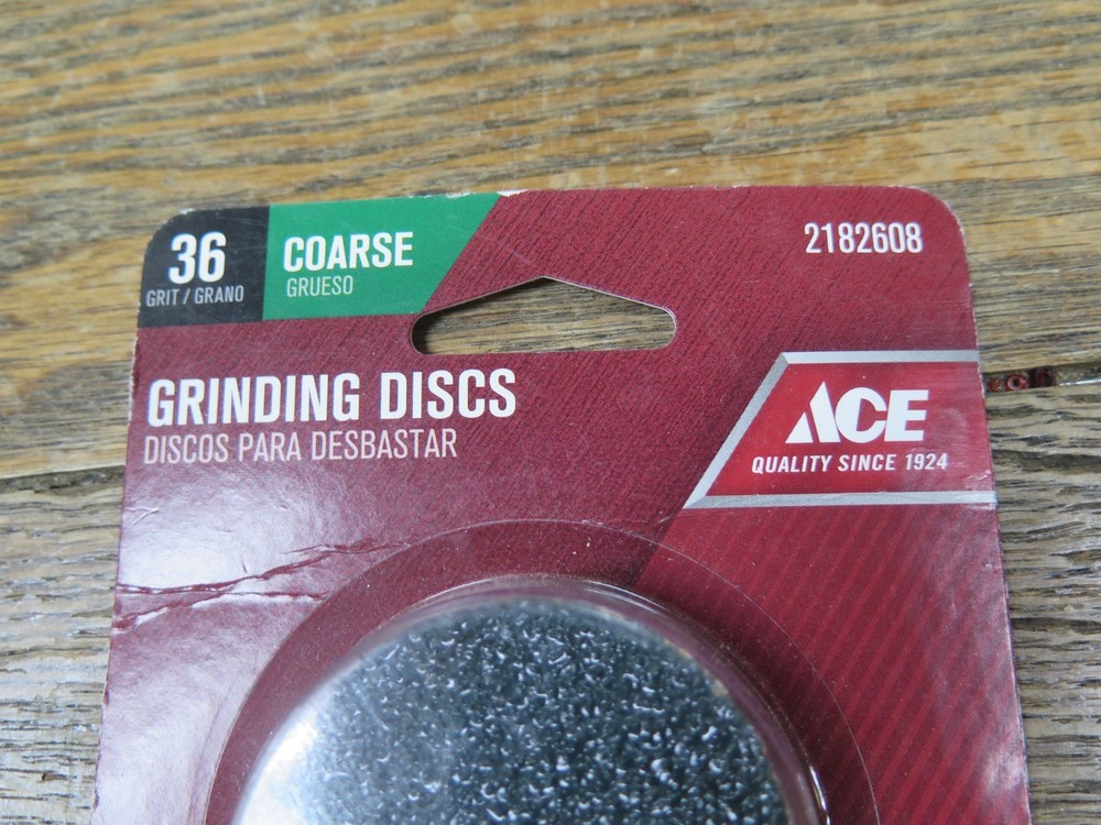 Ace 2" sanding Surface grinding Discs Twist & lock Coarse - 3 IN PACKAGE