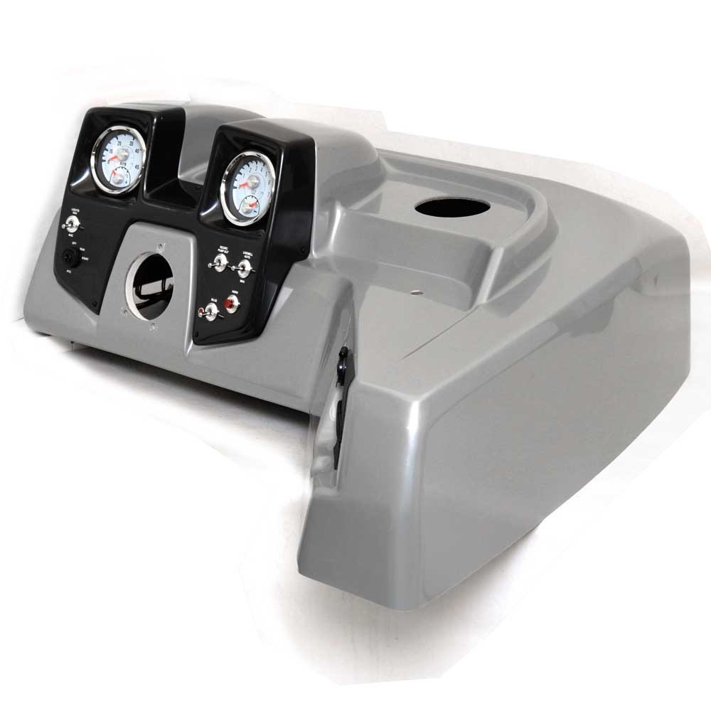 Tracker Boat Dash Console Panel 307954 | 32 3/8 x 13 5/8 Inch Silver