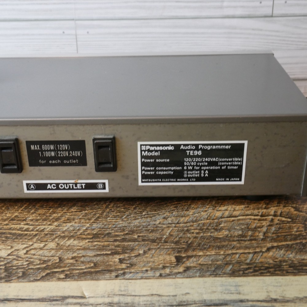 Panasonic TE96 Quartz Audio Programmer Working Vintage