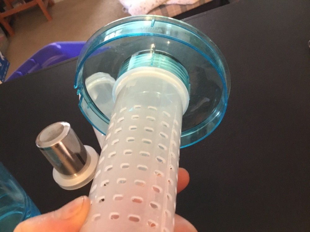 Plastic Pitcher w/inside screw on tubes