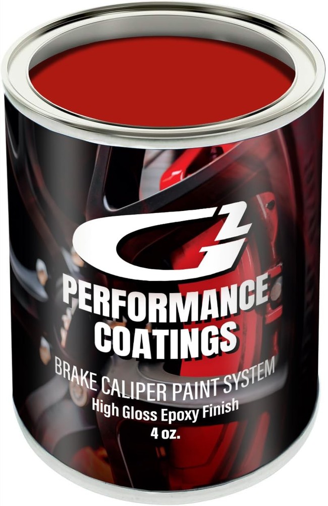 G2 High Temperature Brake Caliper Paint System Set RED 330 milliliters, Red