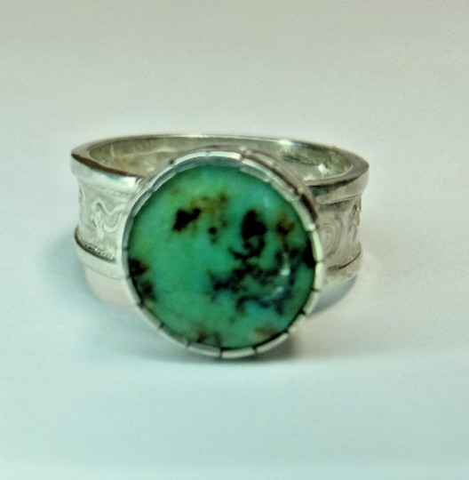 Original Turquoise Ring Augustus Caesar Low Number