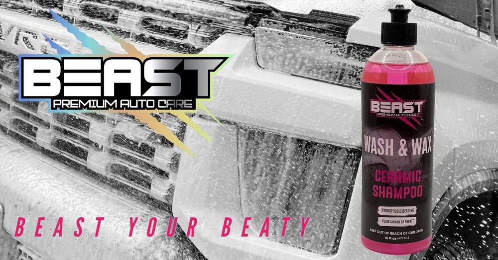 Beast Premium Auto Care Wash & Wax Ceramic Shampoo