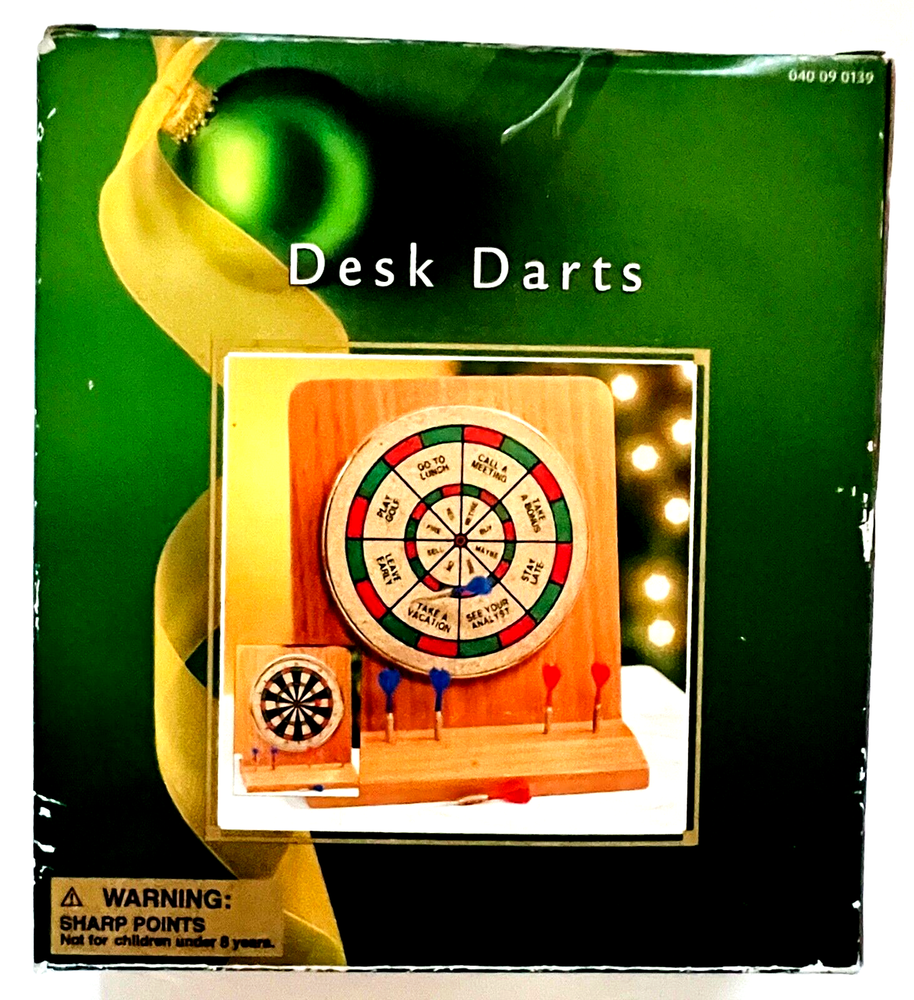 Executive Decision Desk Darts *New Item/Older Box *Lunch or Leave?