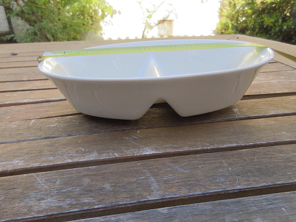 Cordon Bleu Divided Oval Server Bowl 10" BIA