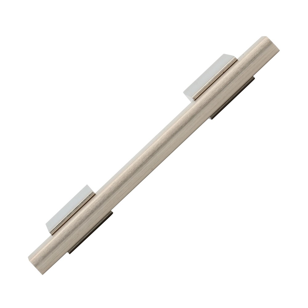 25 Pack Rok Bridge Style 76 Mm Centers Brushed Nickel Cabinet Pull Handle 4-1/4"