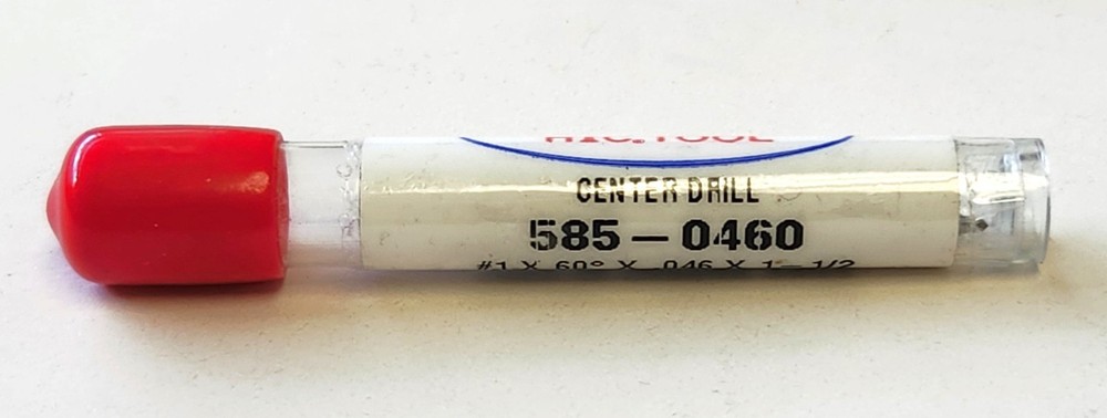 HTC 585-0460 #1 60° SOLID CARBIDE CENTER DRILL