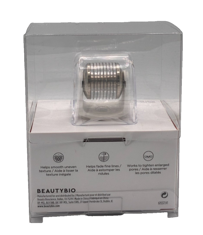 Beautybio Glopro Face Micro Tip Attachment ~ White Different Presentation ~ BNIB