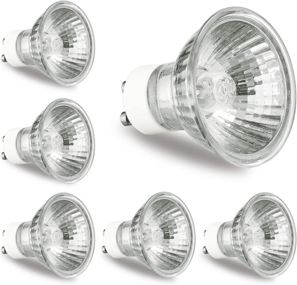 6 Pack GU10 Bulb 120V 50W Light Bulbs for Candle Warmer Lamp, GU10+C, MR16 New