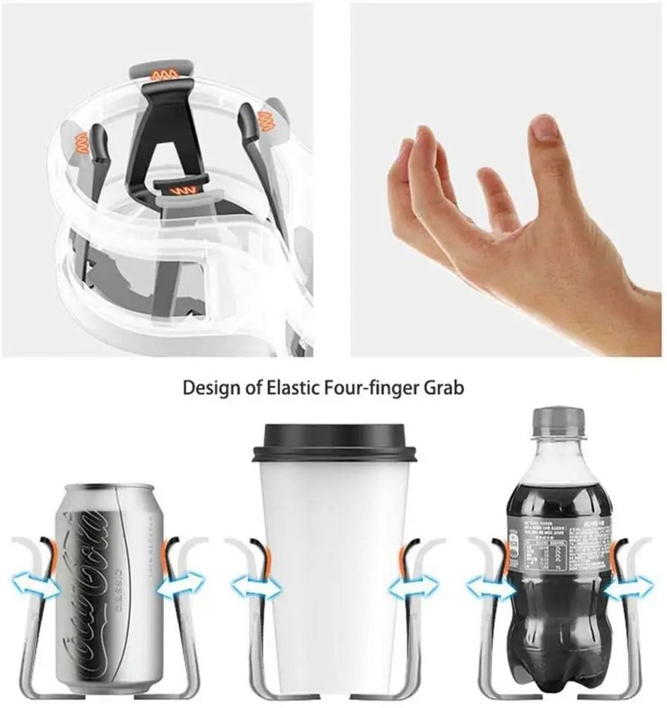 Car Cup Holder Expander 2 in 1 Cup Holder Adapter Extender Organizer For Drinks