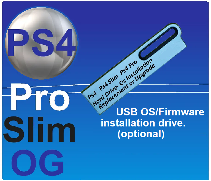 1TB PS4 Pro Ps4 Slim Ps4 OG Internal HD PS4 Operating System USB Drive Option