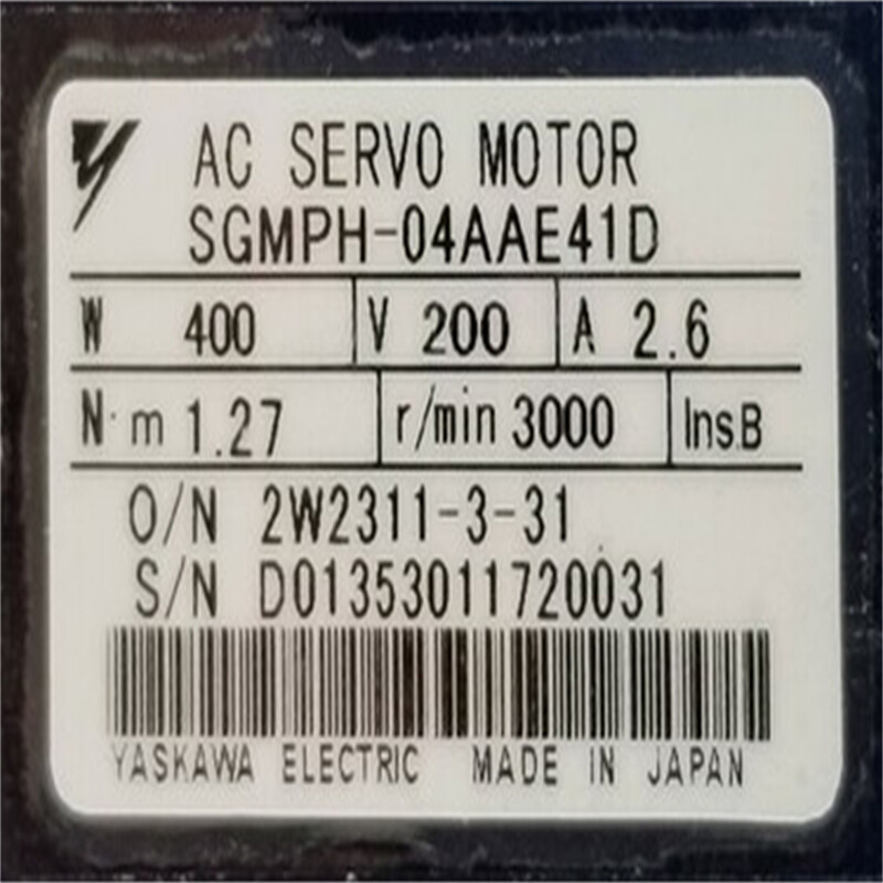 YASKAWA SGMPH-04AAE41D NEW In Box