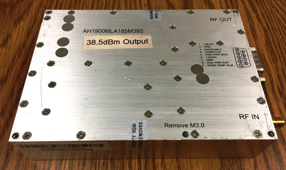 Power Amp Tech AH1900MLA185M39S RF Power Amplifier