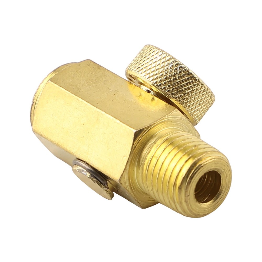 1pc Solid Brass NPT Inline Regulator Valve for Precise Air Pressure Control