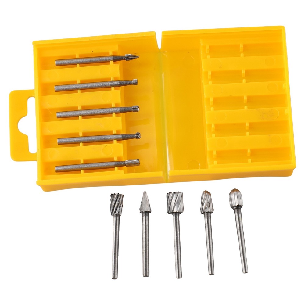 Efficient Woodworking Toolset 10 pcs HSS Rotary Files Craft Applications