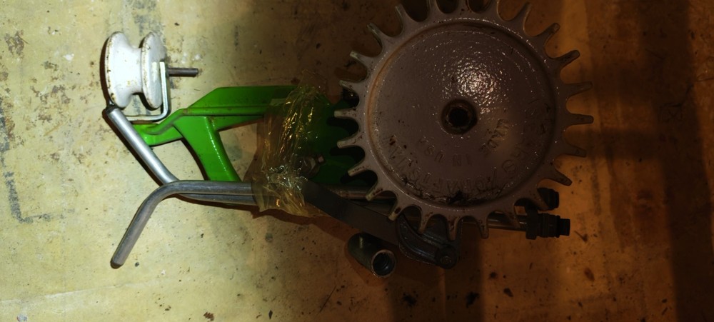 John Deere Traveling Sprinkler Green