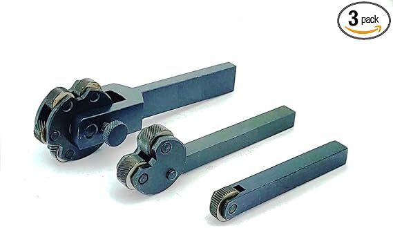 Combo of Lathe Knurling Tool Attachment