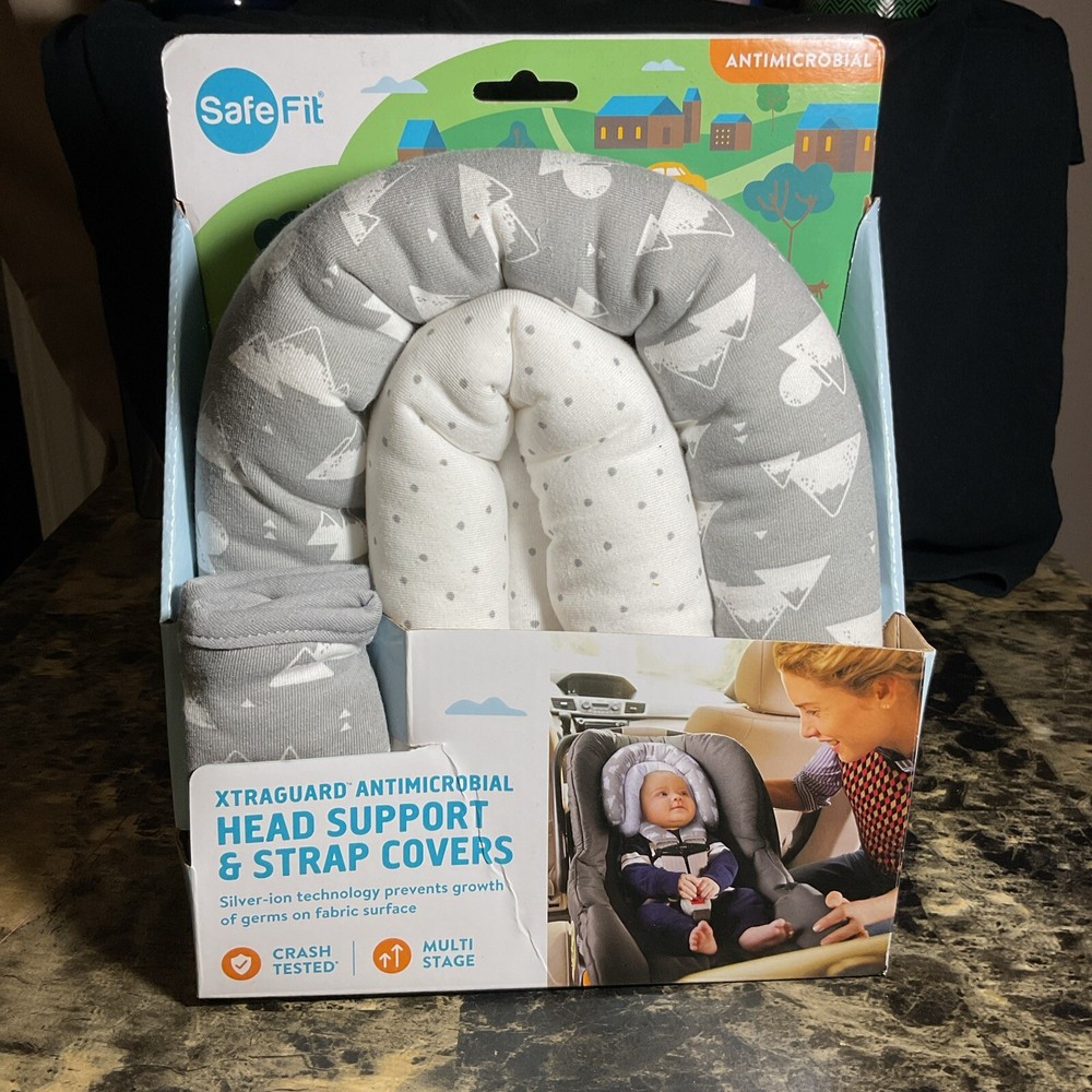 SafeFit Head Support & Strap Covers Baby NIB