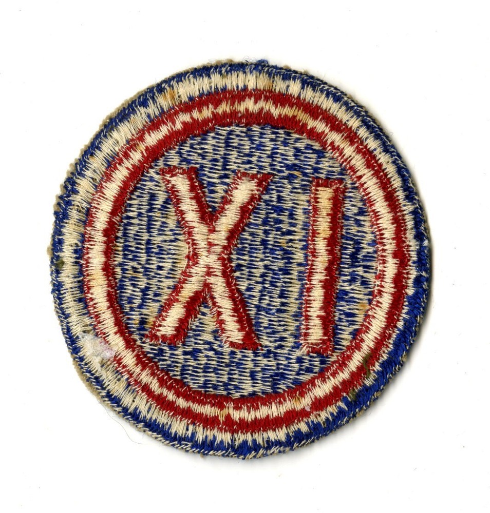 IX Corps White Back Patch WWII Vintage Pacific Theater