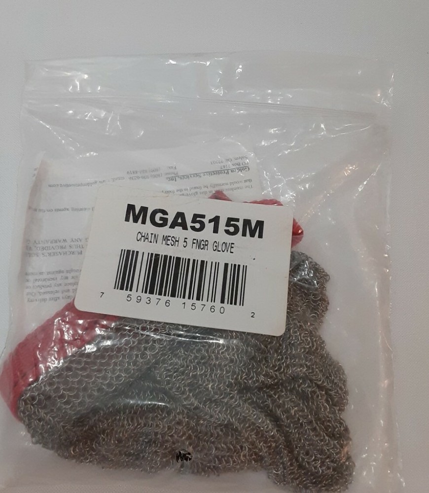 Chain Mesh 5 Finger Glove Medium