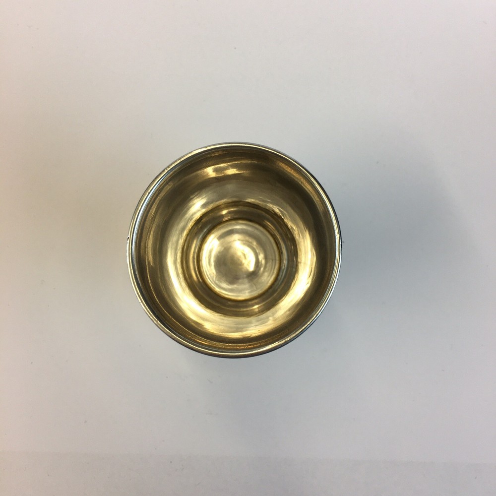 Antique 1879 Russian Solid Silver Beaker Moscow 5.5cm In Height