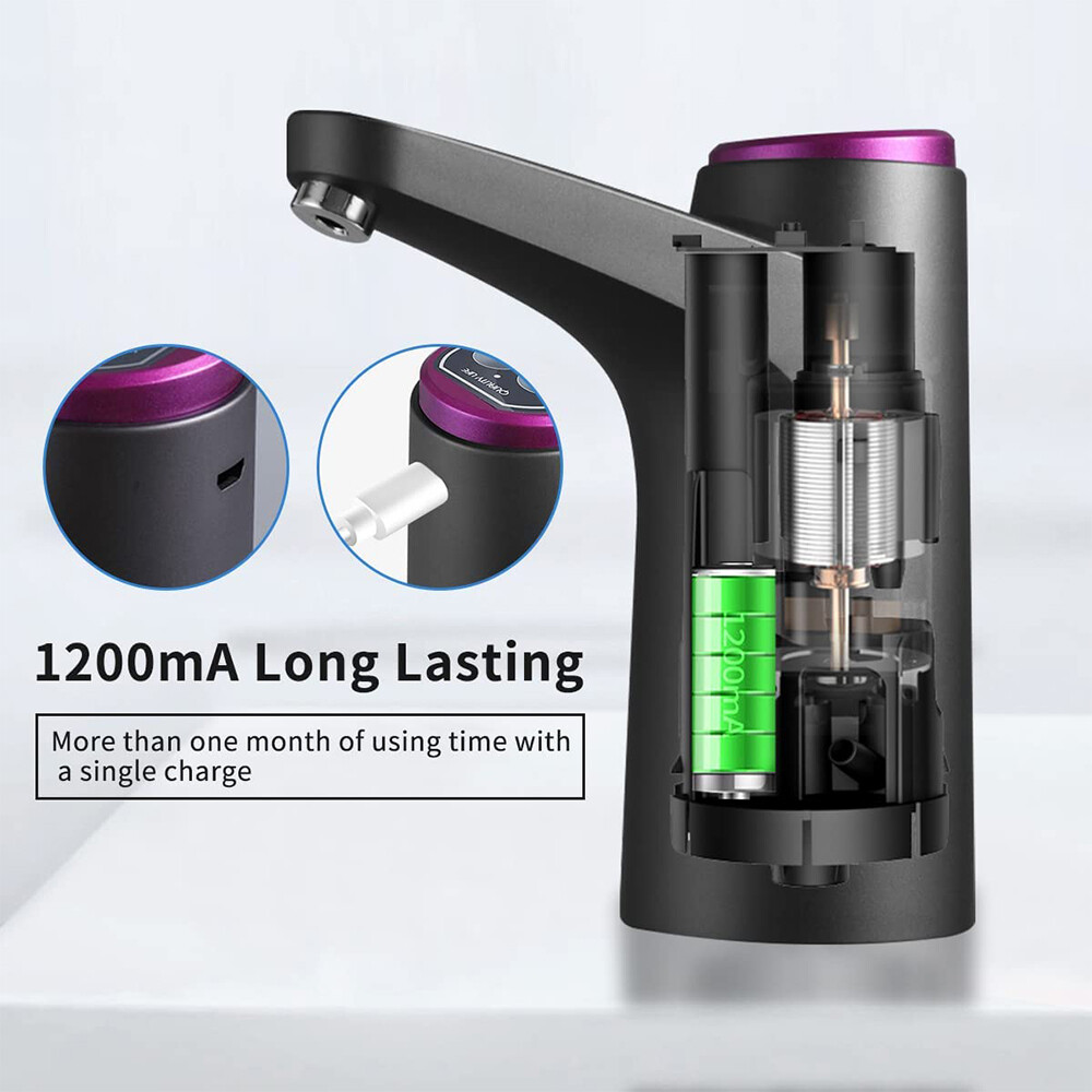 Water Bottle Switch Pump Universal Electric Automatic Jug Dispenser 5 Gallon USB