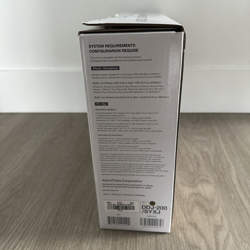 Pioneer DDJ-200 Smart DJ Controller (New In Box Never Opened)