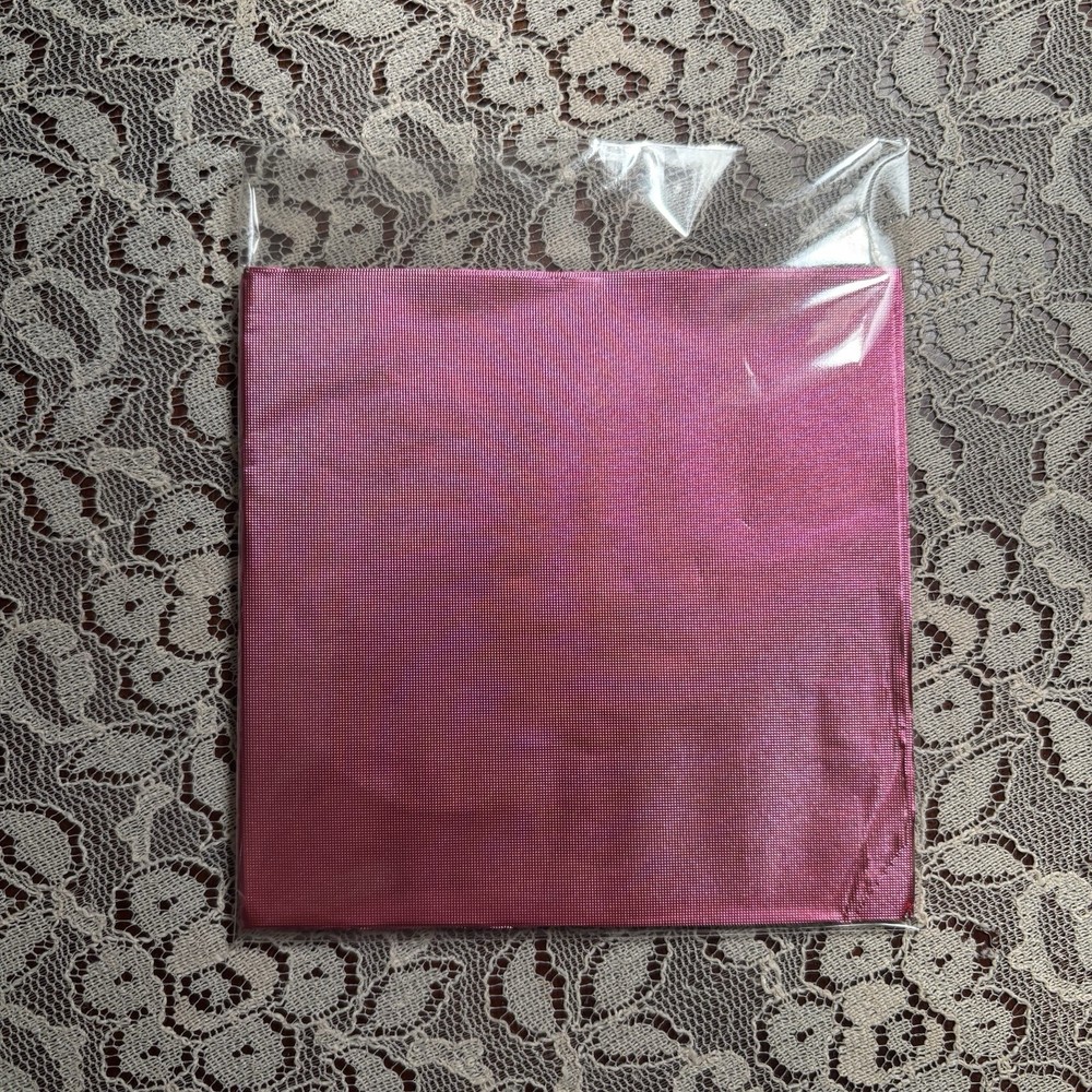 4" Foil Candy Wrappers, Pink, Textured, !00 ea pkg