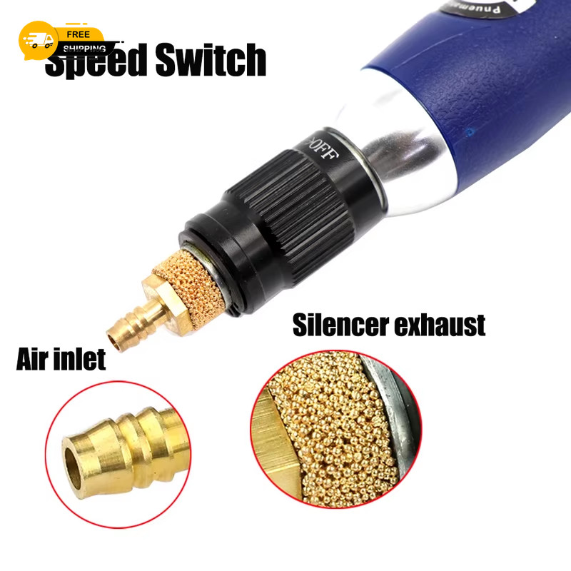 Pneumatic Mirco Grinder Pencil Micromotor System Air Lapper Linear Reciprocating