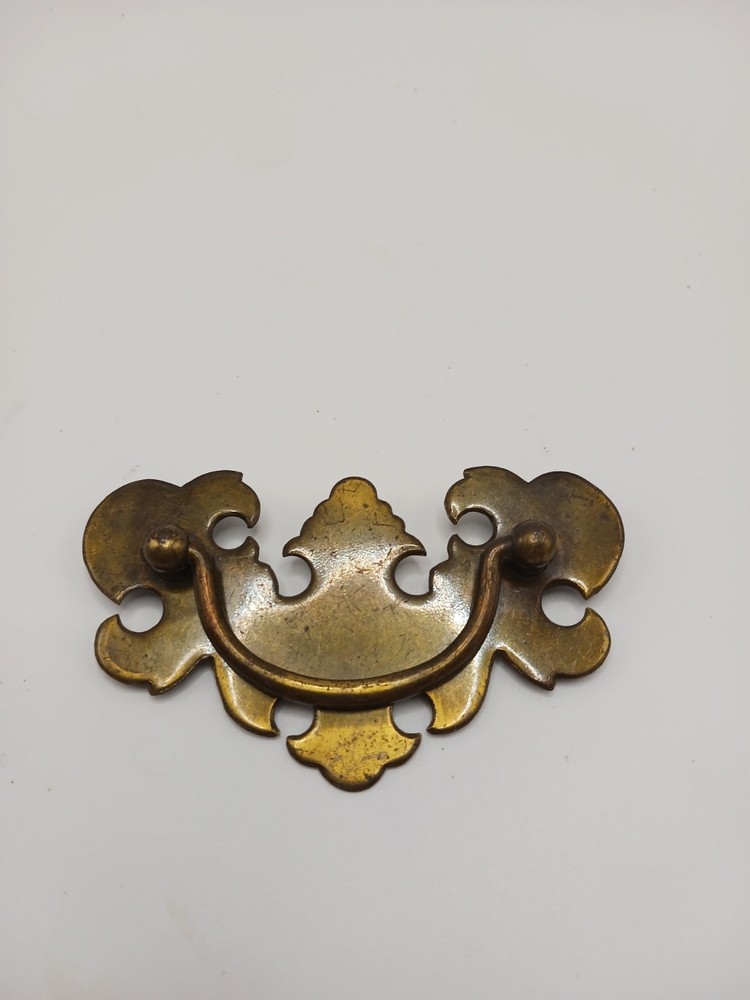Brass Vintage Hardware Chippendale Batwing Bail Drawer Pull Handle 2.5”centers