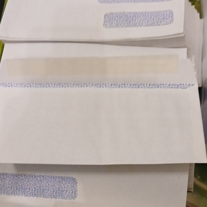 Plain White Security Window Envelopes