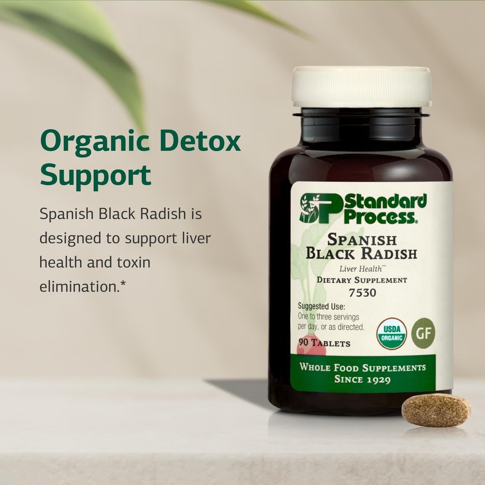 Standard Process Spanish Black Radish Liver & Gallbladder Support 90 Tablets