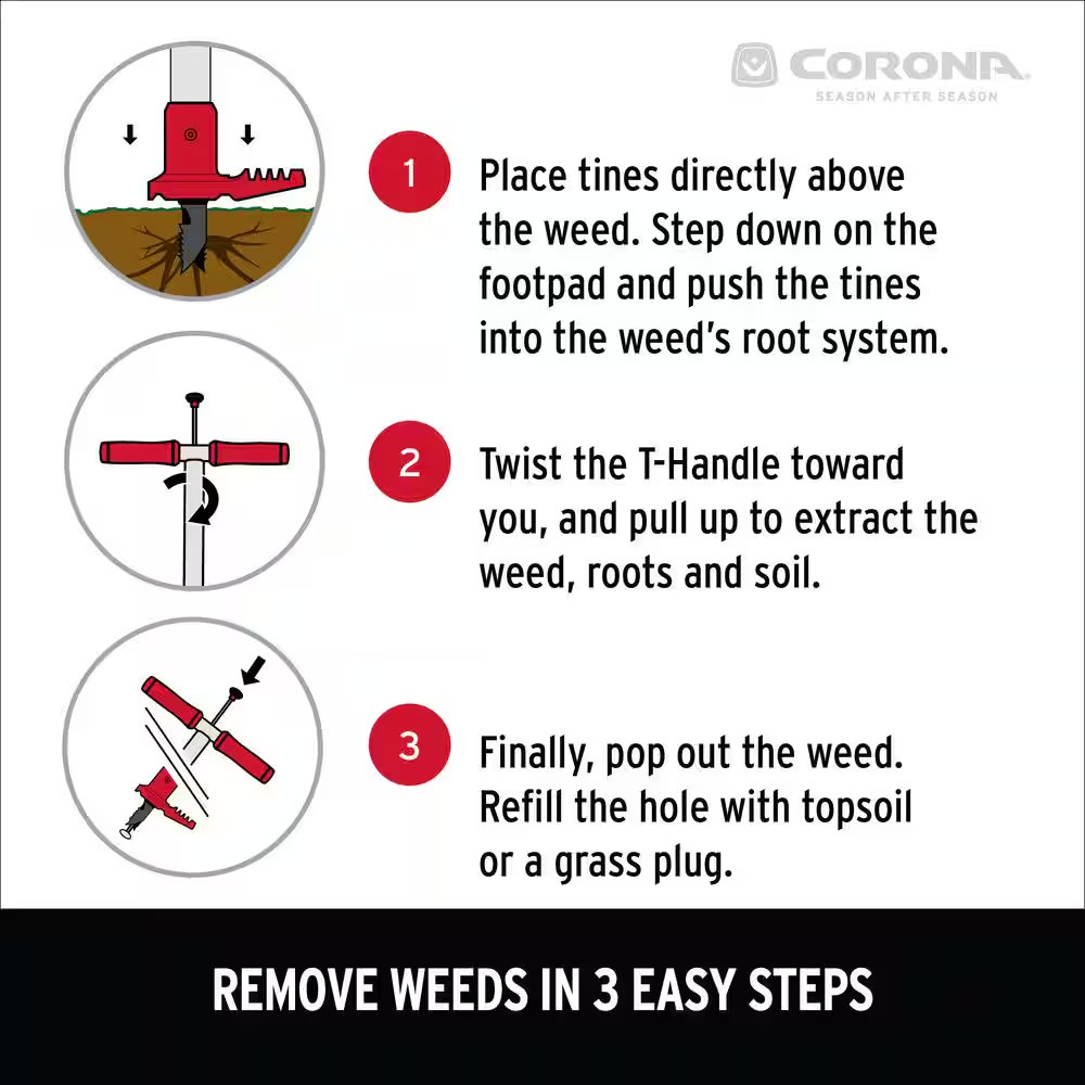 Corona Max 43 75 in Weedslayer Weeder