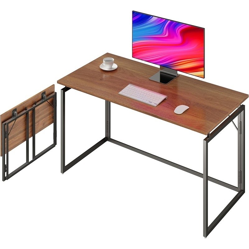 Foldable Compact Desk Portable Table No Assembly Minimalist Office Study Space