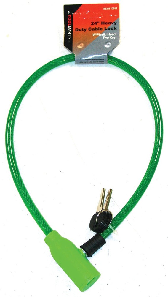 Heavy Duty 24" Cable Lock with 2 Keys