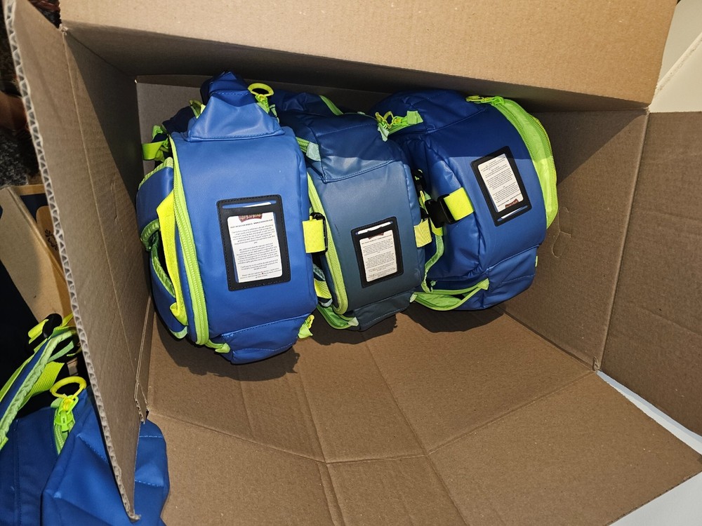 StatPacks G3 Quicklook EMS AED Medic Backpack Bag Blue Stat Packs