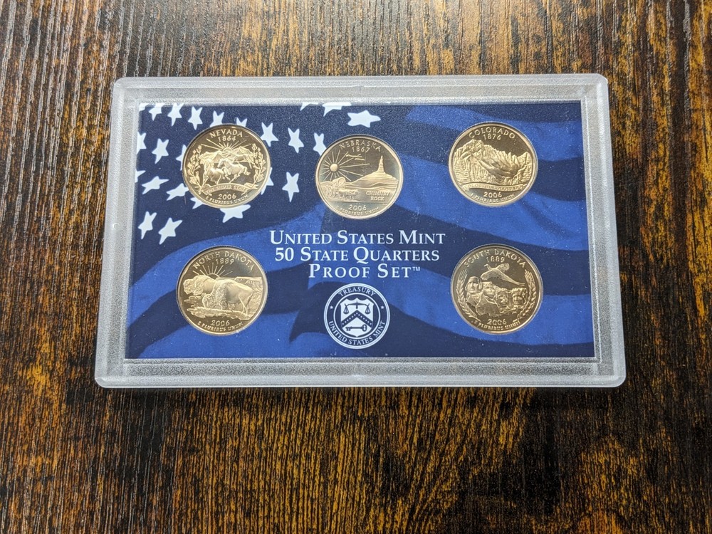 2006-s QUARTER Proof Set. JUST AS PICTURED.