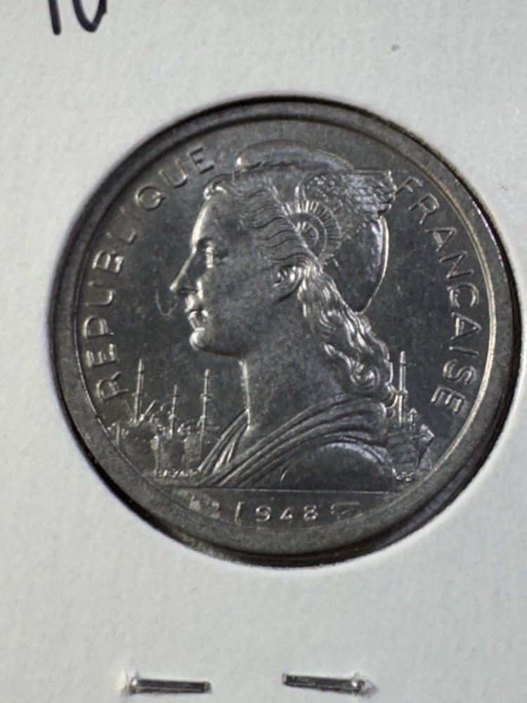 1948 Reunion 2 Francs