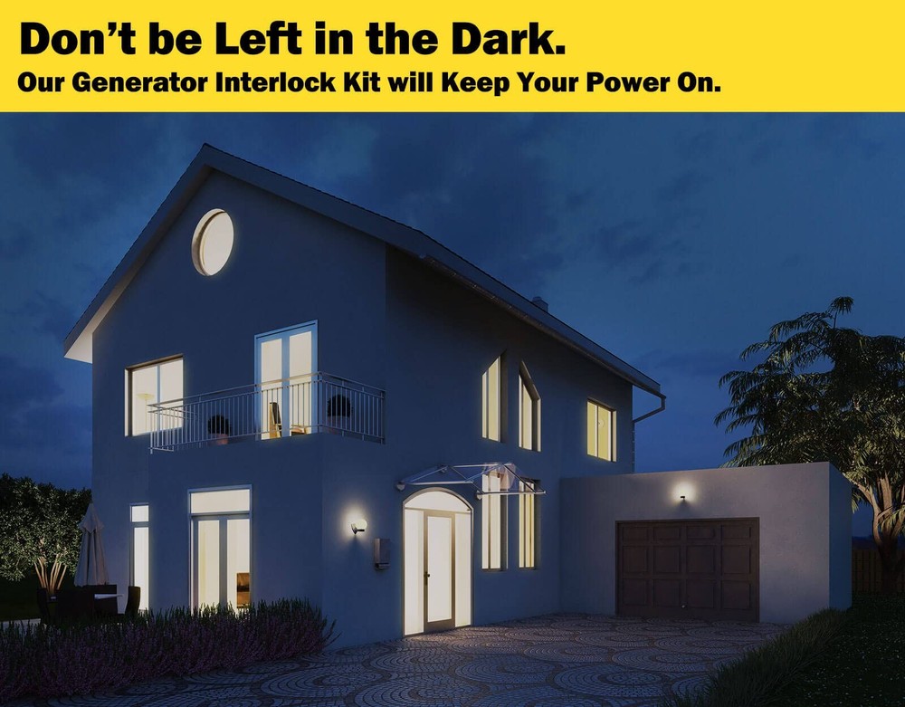 Generator Interlock Kit for Square D 150/200 Amp Circuit Breakers