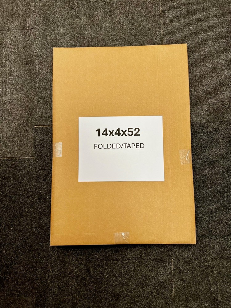 14" x 4" x 52" Cardboard Corrugated Box - SIDE LOADING